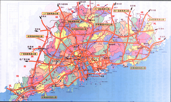 广东最新高速公路网：粤高速网络全新布局