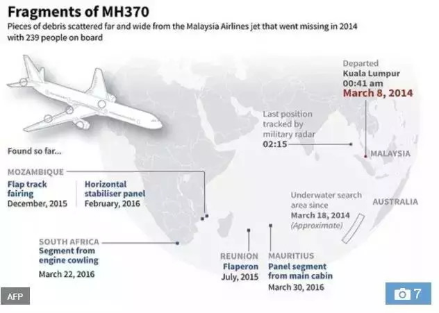 MH370新线索：飞机残骸发现