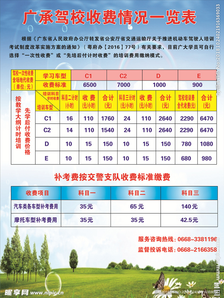 最新揭晓：广东地区考取驾照全程费用一览表及实时报价